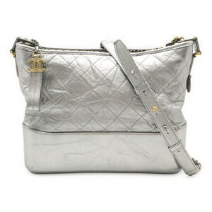 CHANEL Silver Shoulder Bag